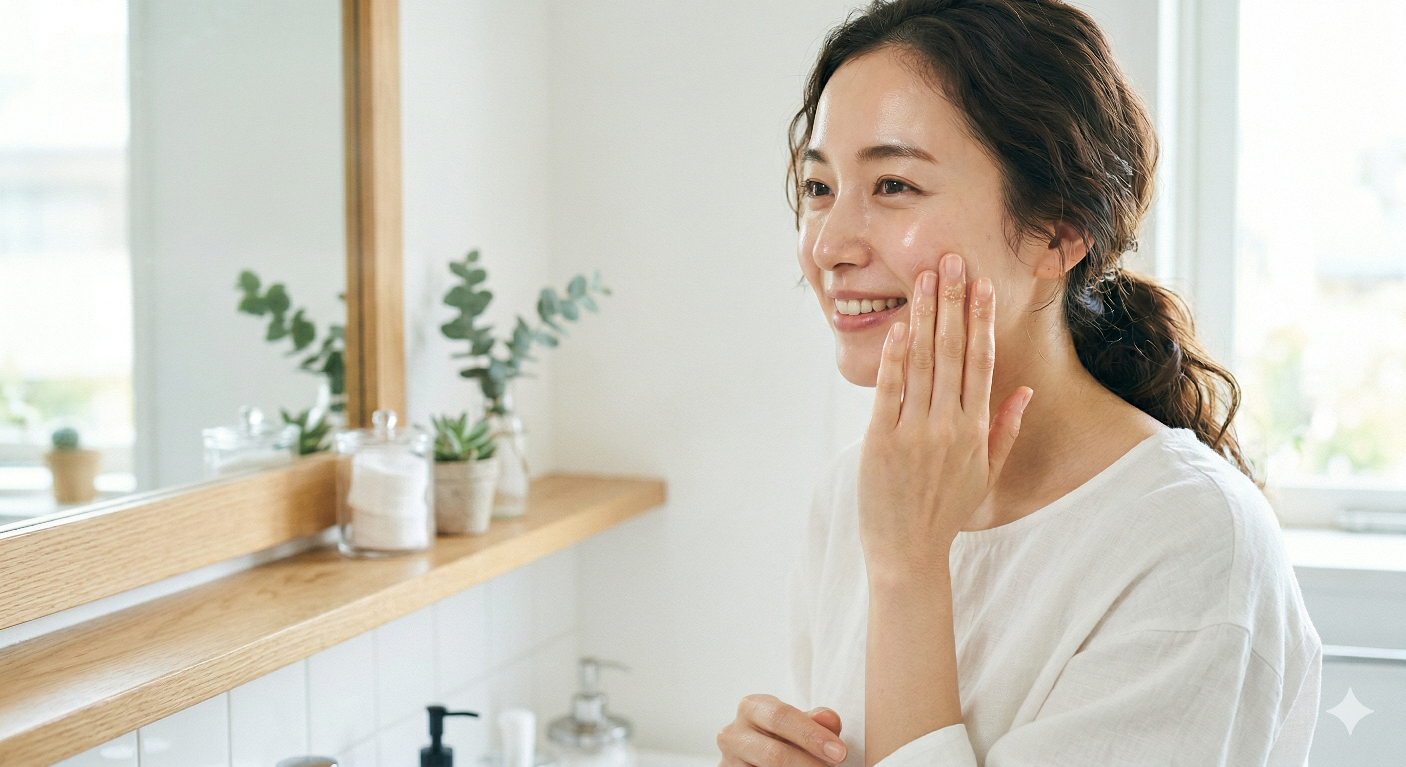 すこやかな美しい肌のイメージ